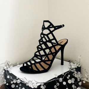Geometric Caged Heel